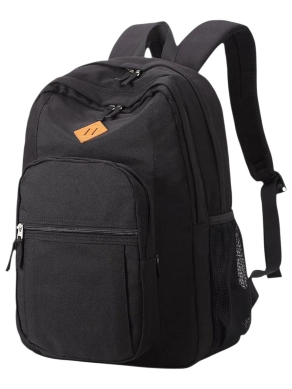 Black Men's Everyday Backpack - Versatile Travel & Work Bag